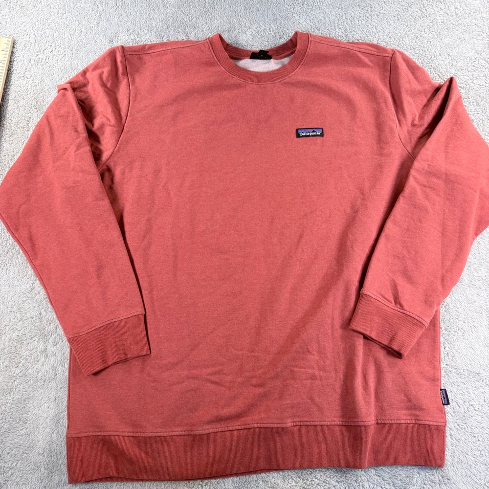 Patagonia Worn Wear Crewneck Sweatshirt Athleisure Outdoor Mens XL Red